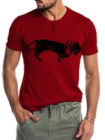 Animal Casual Men-T-Shirts - Noracora