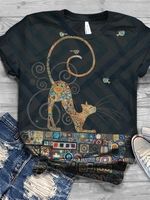 Animal Short Sleeve T-Shirts - Noracora