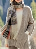 Apricot Long Sleeve Cotton Cardigans - Noracora