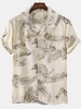 As Picture Floral Boho Men-Shirts - Noracora