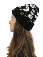 Autumn And Winter Fashion Woolen Hat Leopard - Noracora