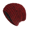 Autumn And Winter Knitted Cap With Wool And Warm Ear Protection Wool Wrap Cap - Noracora