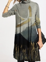 Basic Long Sleeve Dresses - Noracora