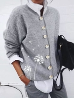 Bateau/boat Neck Shift Work Sweaters - Noracora