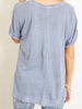 Blue Cotton T-Shirts - Noracora