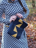 Blue Turtleneck Casual Causal Dresses