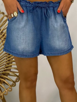Boho Denim Denim Shorts