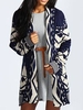 Boho Ethnic Autumn Polyester Mid-weight Micro-Elasticity Long sleeve Loose Other Coat for Women