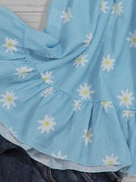 Boho Floral Cotton-Blend Tanks & Camis - Noracora