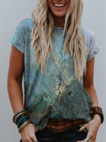 Boho Short Sleeve T-Shirts - Noracora