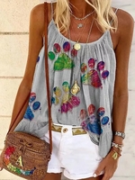Boho Sleeveless Tanks & Camis - Noracora