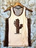 Brown Cotton Sexy Tanks & Camis - Noracora