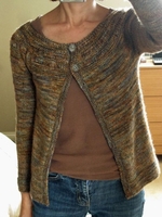 Brown Long Sleeve Cardigans - Noracora
