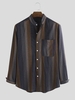 Brown Printed Casual Cotton Men-Shirts - Noracora