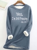 Casual Animal Spring/Fall Polyester Lightweight Micro-Elasticity Crew Neck Regular A-Line Sweatshirts for Women