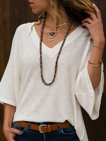 Casual Bell Sleeve Casual Tops