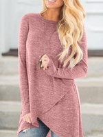 Casual Cotton-Blend Casual Tops