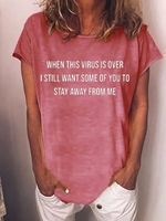 Casual Cotton-Blend Long Sleeve T-Shirts - Noracora