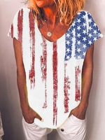 Casual Cotton-Blend O-Neck T-Shirts - Noracora