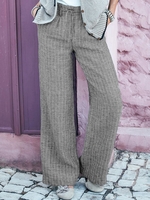 Casual Cotton-Blend Shift Bottoms