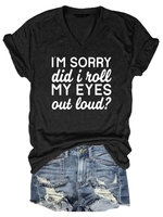 Casual Cotton-Blend Short Sleeve T-Shirts - Noracora