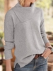 Casual Cotton-Blend Sweaters - Noracora