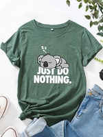 Casual Cotton-Blend T-Shirts - Noracora