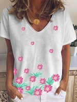 Casual Cotton Short Sleeve T-Shirts - Noracora