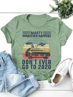 Casual Crew Neck Cotton-Blend T-Shirts - Noracora