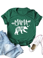 Casual Crew Neck Cotton T-Shirts - Noracora