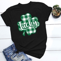 Casual Crew Neck Cotton T-Shirts - Noracora