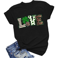 Casual Crew Neck Cotton T-Shirts - Noracora