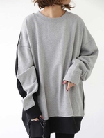 Casual Crew Neck Hoodies & Sweatshirts - Noracora