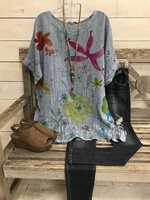 Casual Crew Neck Linen Auto-Clearance