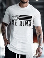 Casual Crew Neck Men-T-Shirts - Noracora