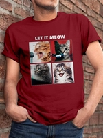 Casual Crew Neck Printed Men-T-Shirts - Noracora