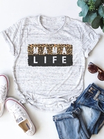 Casual Crew Neck T-Shirts - Noracora