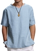 Casual Fashion Solid V-Neck Men-Tops