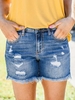 Casual Fit Denim Shorts