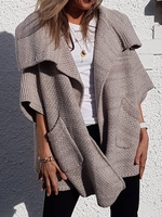 Casual Half Sleeve Cardigans - Noracora