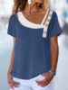 Casual Jersey Asymmetrical T-Shirts