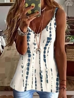 Casual Jersey Regular Fit Tanks & Camis