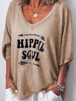 Casual Letter T-Shirts