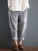 Casual Linen & Cotton Bottoms - Noracora