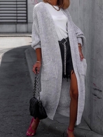 Casual Long Sleeve Cotton Cardigans - Noracora