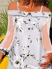 Casual Long Sleeve Floral Floral-Print Tops - Noracora