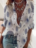 Casual Long Sleeve Shirt Collar T-Shirts - Noracora