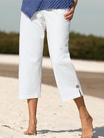 Casual Loose Solid Pants
