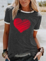 Casual Modal Short Sleeve Crew Neck T-Shirts - Noracora