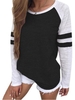 Casual Paneled Round Neck Long Sleeve Noracora